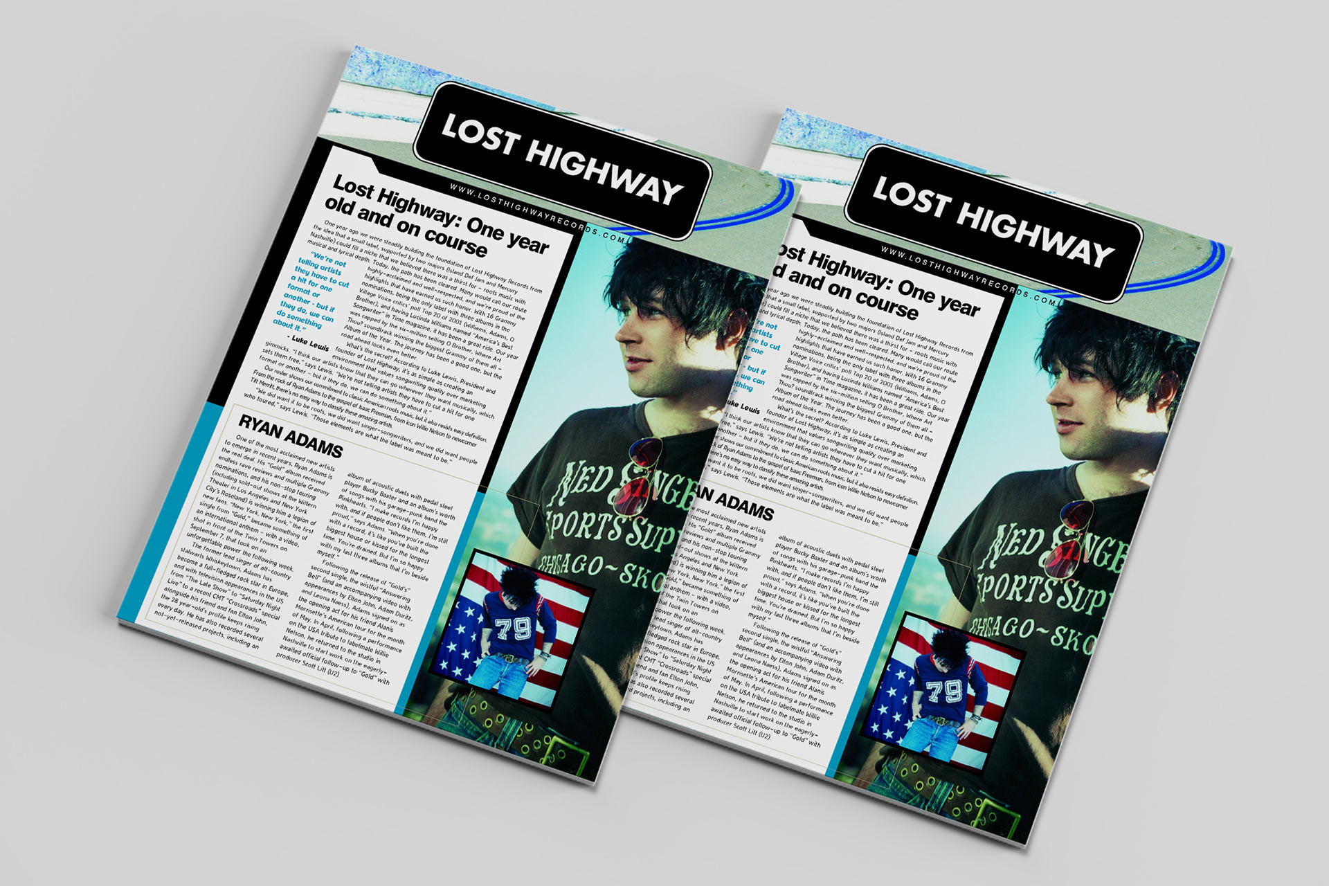 Lost Highway cover, Ryan Adams