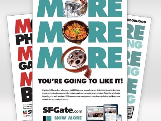 SFGate.com new design ad campaign